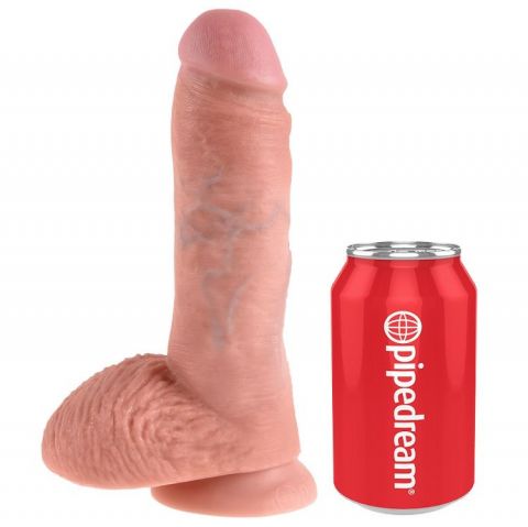 Jucarii Sexuale Dildo flesh realistic King Cock 20.3 cm