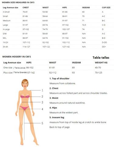 Lenjerie pentru femei Body plasa Leg Avenue One Size