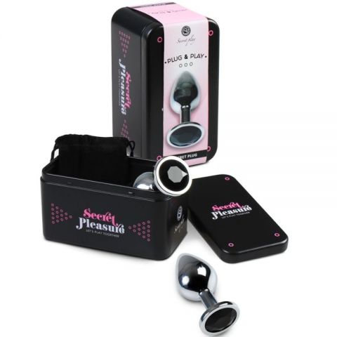 Jucarii Sexuale Plug Anal metal Negru S