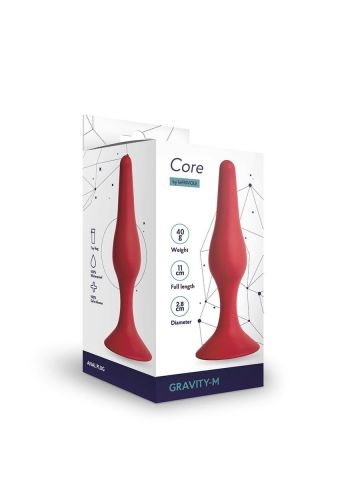 Jucarii Sexuale Plug anal Gravity Red M
