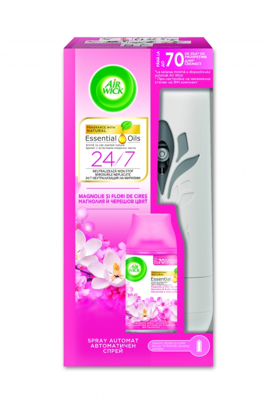 Stimulente Sexuale Air Wick Freshmatic Complete odorizant de camera, Magnolie si Flori de cirese