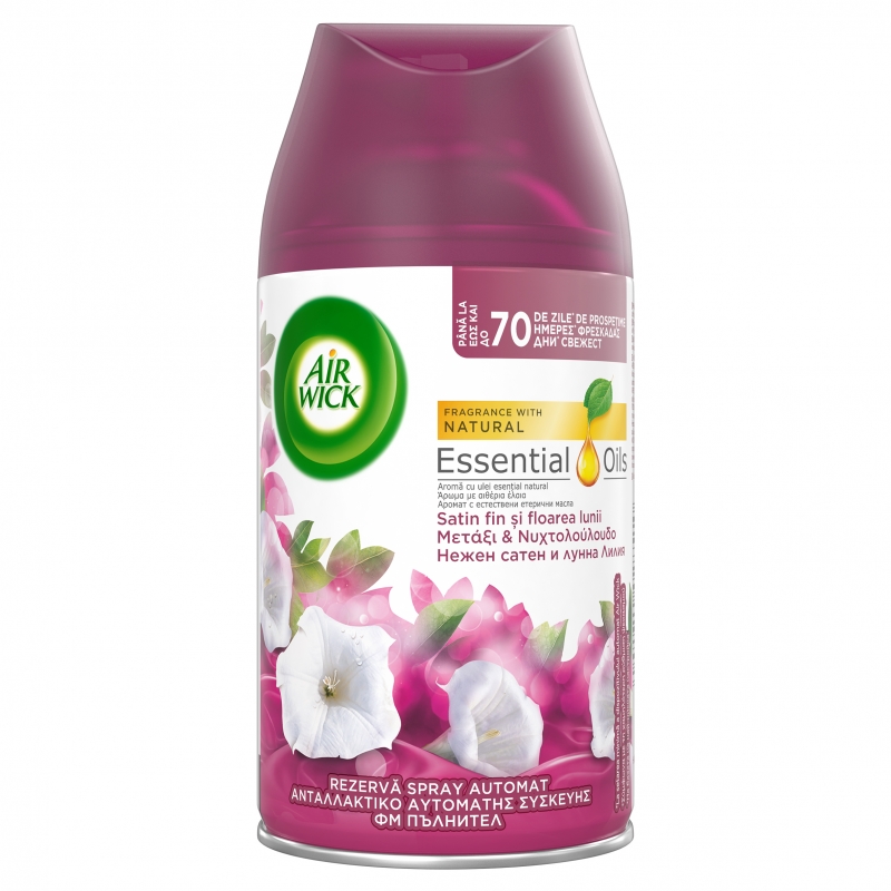 Stimulente Sexuale Air Wick Freshmatic rezerva odorizant de camera, Satin fin si Floarea lunii, 250 ml