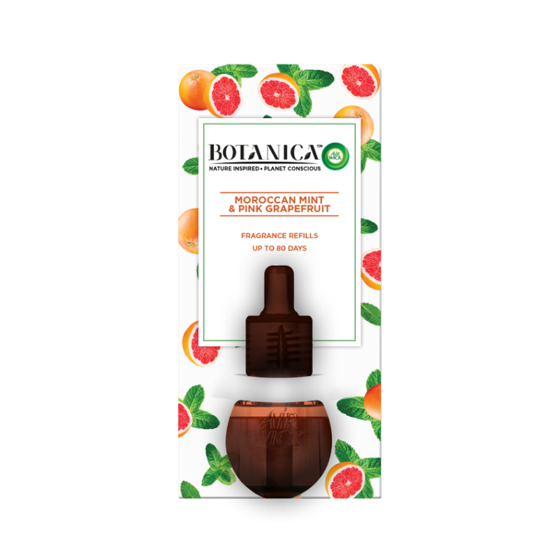 Stimulente Sexuale Botanica by Air Wick Rezerva Electrica Menta din Maroc si Grapefrut Roz