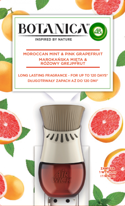 Stimulente Sexuale Botanica by Air Wick odorizant de camera electric, Menta Marocana si Grapefruit Roz, 19ml