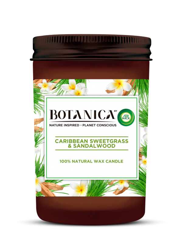 Stimulente Sexuale Botanica by Air Wick Lumanare Vetiver din Caraibe si Lemn de Santal
