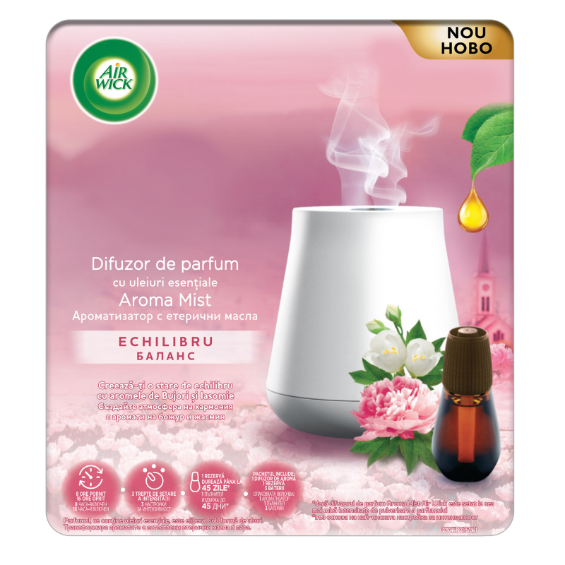Stimulente Sexuale Air Wick Aroma Mist Difuzor de parfum cu uleiuri esentiale odorizant de camera, Echilibru, 20ml
