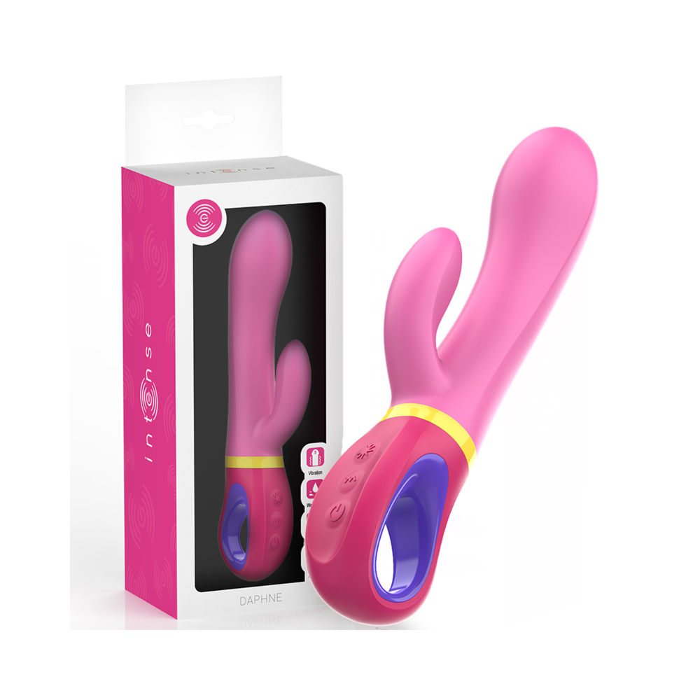 Jucarii Sexuale Vibrator Rabbit Daphne Intense roz 